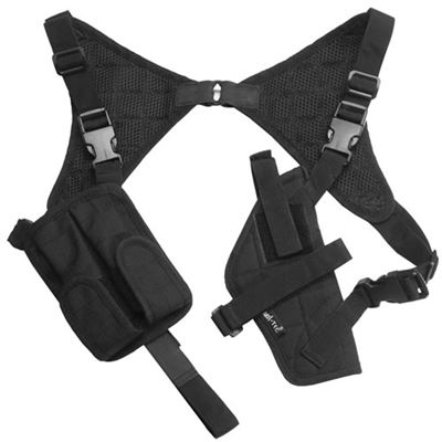 Armpit holster pistol for concealed carry BLACK