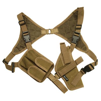 Armpit holster pistol for concealed carry COYOTE