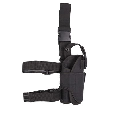 Pistol holster thigh CORDURA BLACK