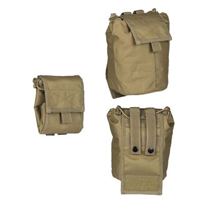 COLLAPSIBLE pouch for empty containers COYOTE