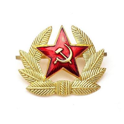 Badge Red Star - Sickle and Hammer