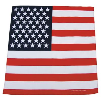 BANDANA scarf 55x55 cm Flag USA