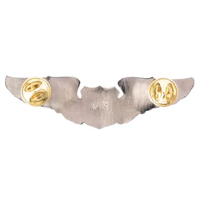 Badge U.S.A.F. MATT SILVER WING PILOT ROTHCO 1650 2