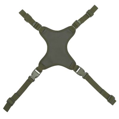 BW straps for fixing the helmet Backpack OLIVE