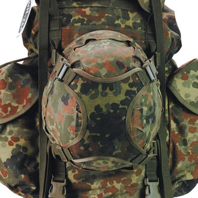 BW belt for fixing the helmet backpack Flecktarn