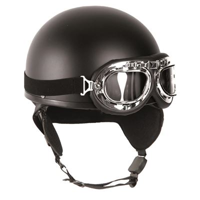 Helmet moto RETRO BLACK