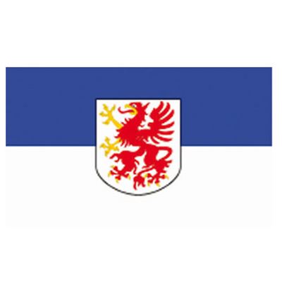 Flag Pomerania with emblem