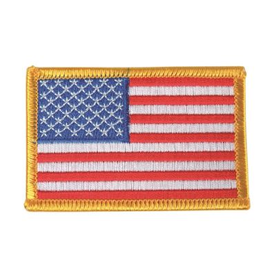 Patch U.S. Flag YELLOW-bordered