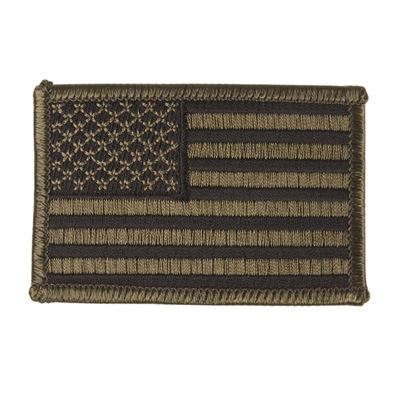 Patch U.S. Flag textiles OLIVE
