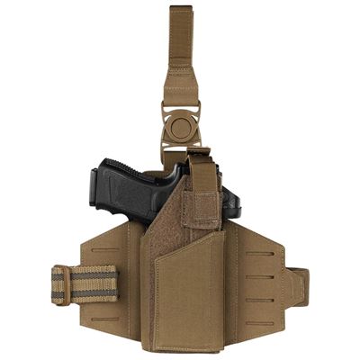 Drop Leg Pistol Holster LCS RDS COYOTE BROWN