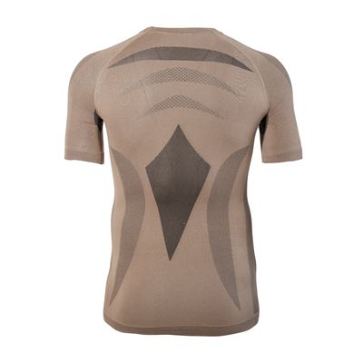 T-shirt BW functional COMAZO short sleeve COYOTE