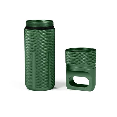 Waterproof aluminum capsule GREEN