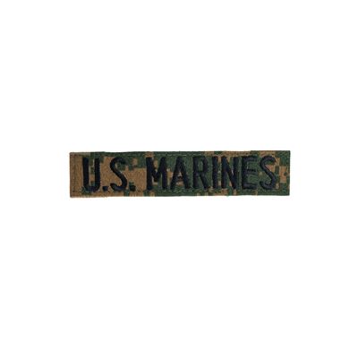 Patch "U. S. Maria" VELCRO black thread MARPAT WOODLAND