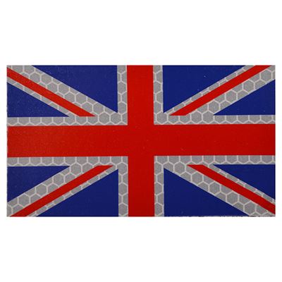 Infrared FULL COLOR British Flag With Hook Fastener