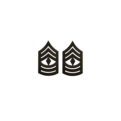 The rank badge USMC - 1stSgt. - BLACK