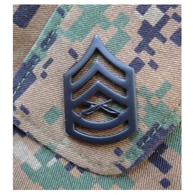 USMC insignia of rank - GySgt. - BLACK