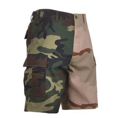ROTHCO short BDU Two-Tone Camo WOODLAND/3-COLOR