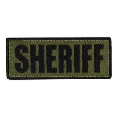 Patch SHERIFF 12,7 x 5 cm BLACK
