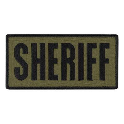 Patch SHERIFF 15,2 x 7,6 cm BLACK