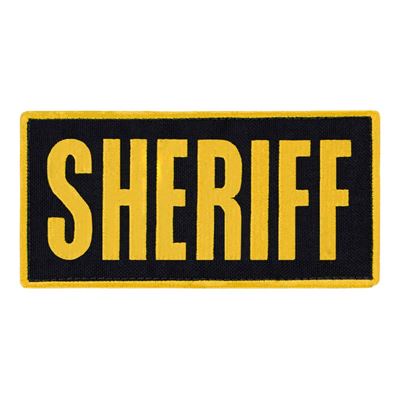 Patch SHERIFF 15,2 x 7,6 cm YELLOW
