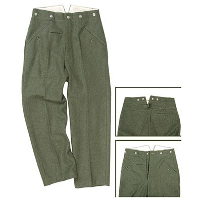 WH M40 field trousers GREY repro