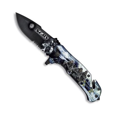 Folding Knife ALBAINOX FOS SEALS 3D