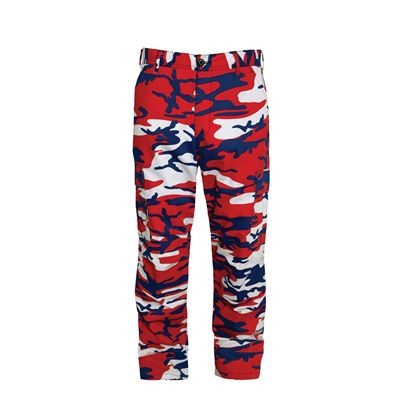 ROTHCO Pants tactical BDU RED WHITE BLUE CAMO | Army surplus MILITARY RANGE