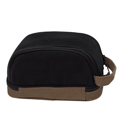Rothco Deluxe Canvas Toiletry Travel Kit BLACK