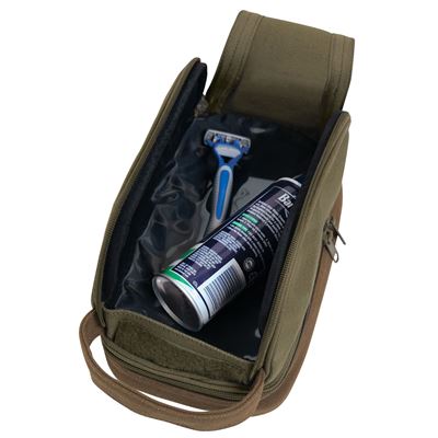 Rothco Deluxe Canvas Toiletry Travel Kit OLIVE DRAB