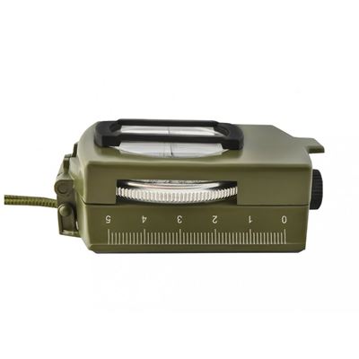 ARMY-style metal GREEN compass with case  185717 5