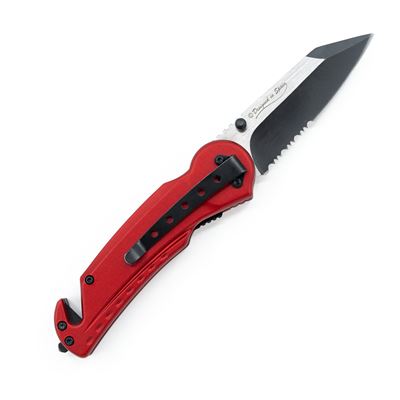 Folding Knife SEG-2 FIREFIGHTER kombi edge RED