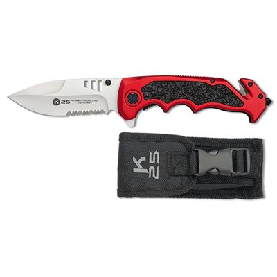 PENKNIFE folding BLACK/RED