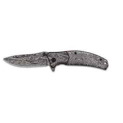 Folding knife 3D DAMASCUS