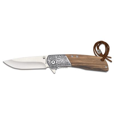 Folding penknife ZEBRA WOOD