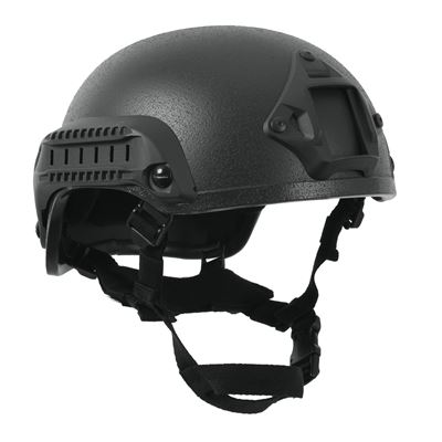 BLACK Airsoft Base Jump Helmet