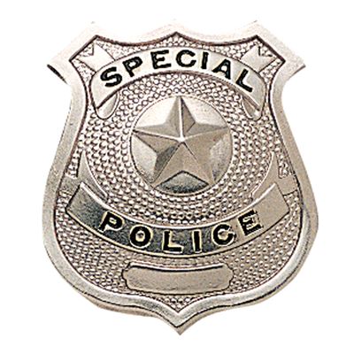 Badge SPECIAL POLICE SILVER