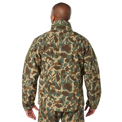 TACTICAL hooded jacket softshell FRED BEAR CAMO