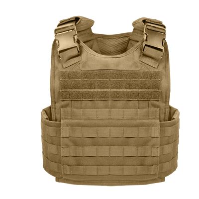 MOLLE Plate Carrier Vest COYOTE oversized