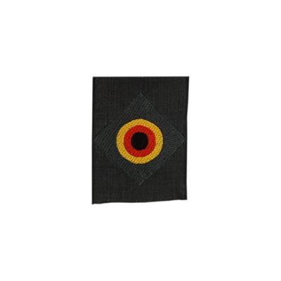 BW rosette patch in a diamond shape GREY