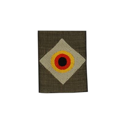 BW rosette patch in a diamond shape GREEN