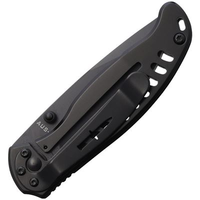 Folding knife 19430 with drop point blade BLACK