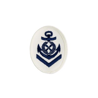 NVA patch blue anchor with propeller WHITE