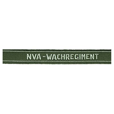 NVA tape patch on sleeve 'WACHREGIMENT D.NVA'