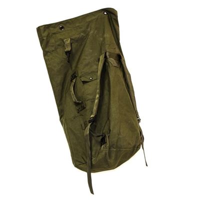 U.S. shipping bag with two nylon straps used OLIVE