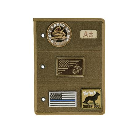 Morale Patch Book Page COYOTE