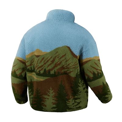 SHERPA fleece zip-up hoodie with CARPATHIANS motif M-TAC 20564001 7