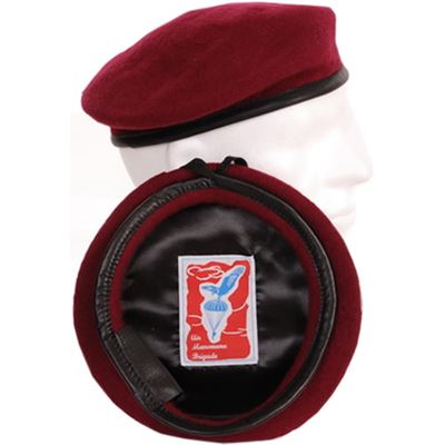 Para Beret Parachute Regiment Maroon Beret - Made In... 0AA - Foto 5