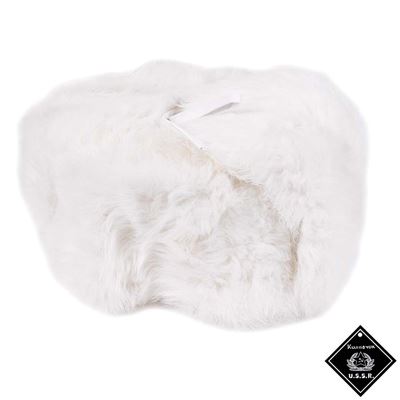 COSSACK Fur Hat WHITE