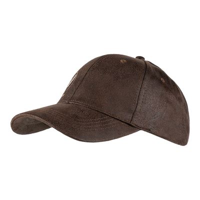 Baseball Cap U.S. Air Force Leather Look BROWN