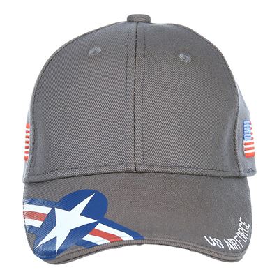 BASEBALL cap U.S. AIR FORCE USAF GREY FOSTEX 215083GRY 5